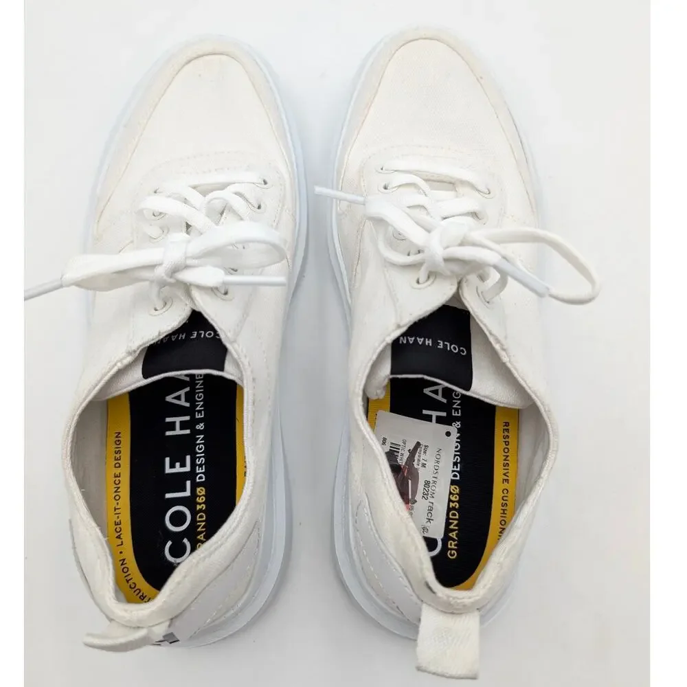 Cole Haan GrandPro Rally Canvas Court Sneaker Men's White Size US7M EU40